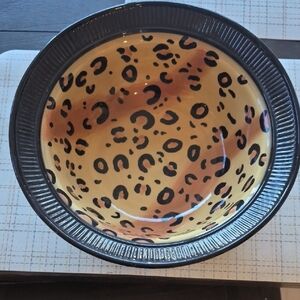 Leopard Print Ceramic Bowl